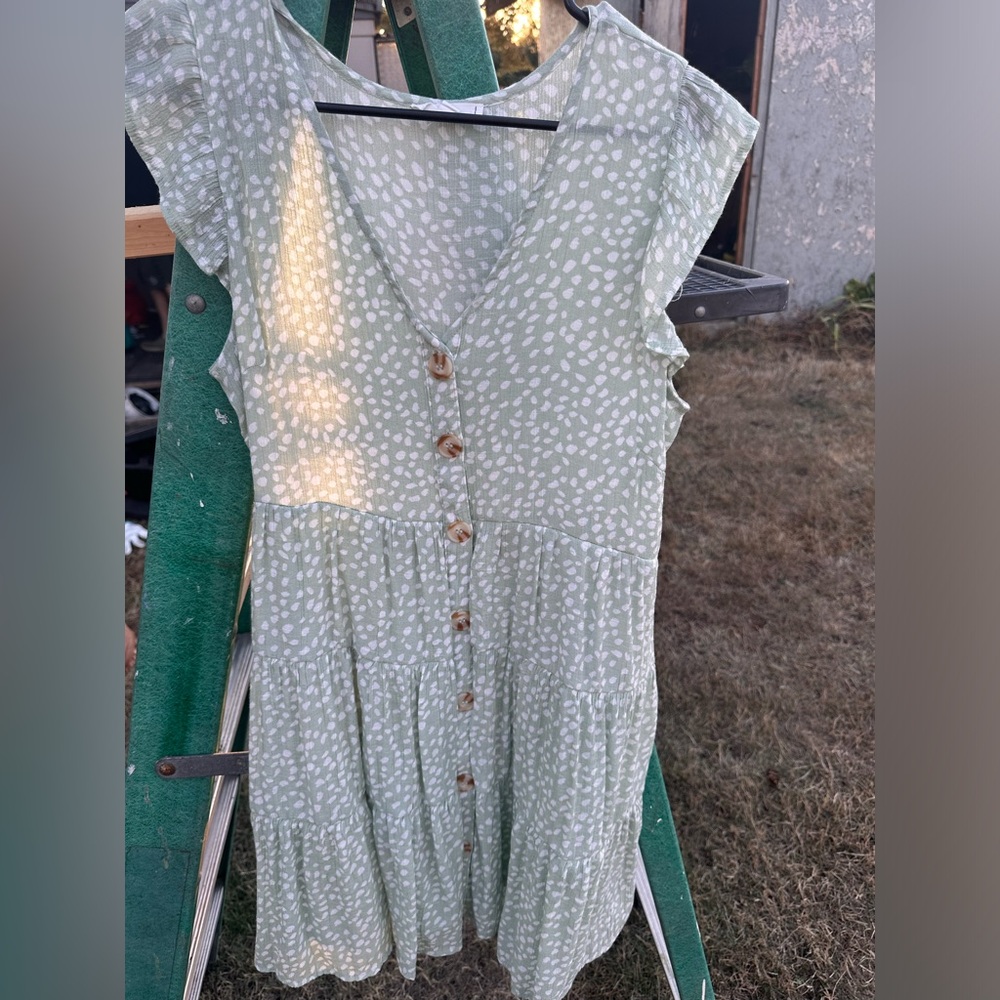 Casual Green Summer Dress